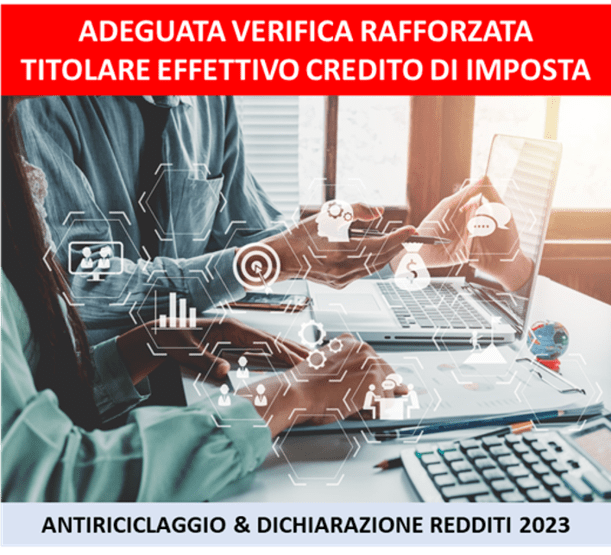 Credito D'imposta Adeguata verifica rafforzata Titolare effettivo